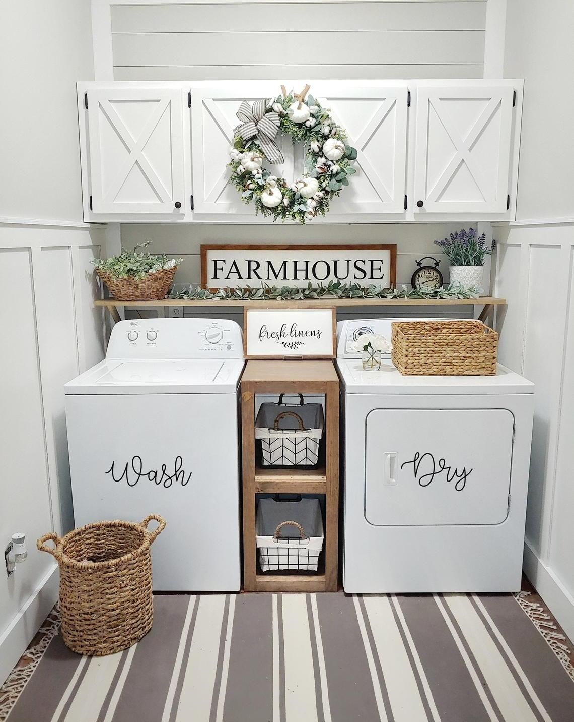 Farmhouse Laundry Room Design Ideas That Serve Function And Form pertaining to