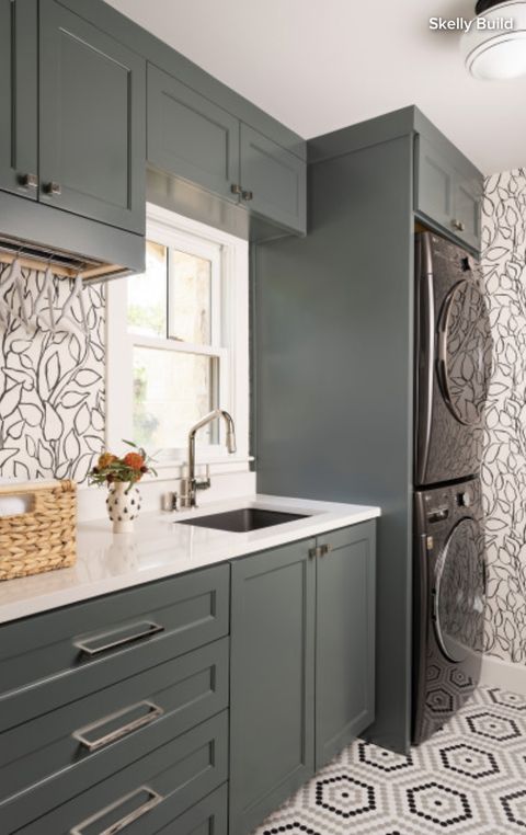 Featured In Houzz: The Top 10 Laundry Rooms Of 2022 - Skelly Build with