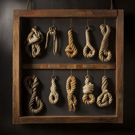 Free Vintage Rope Display Image | Download At Stockcake inside Preserving Craftsmanship The Enduring Appeal of Heritage Rope Floor Lighting