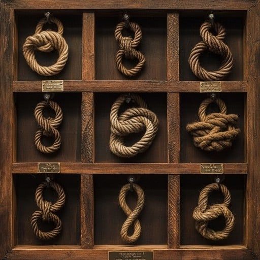Free Vintage Rope Display Image | Download At Stockcake within Preserving Craftsmanship The Enduring Appeal of Heritage Rope Floor Lighting