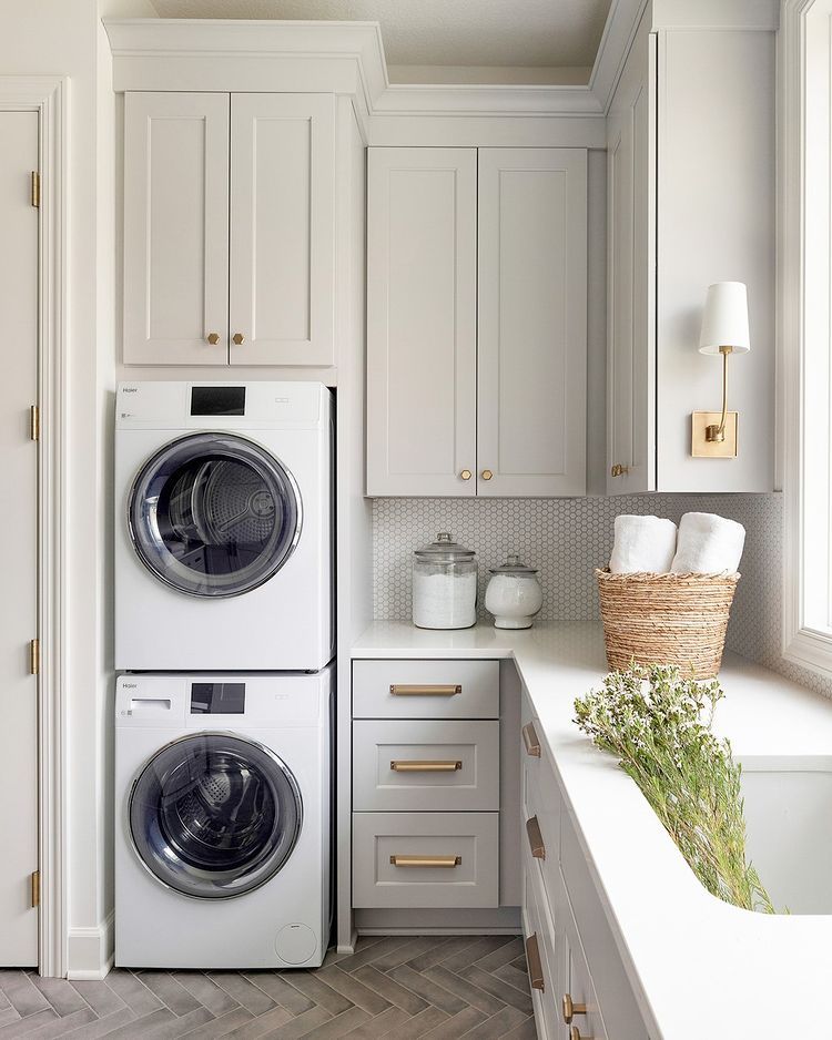 Unlocking the Potential of Your Laundry Room White Wood and Brass Edition