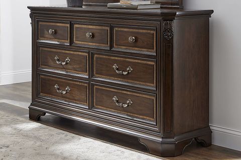 Fuller Brown Cherry Dark Wood Dresser | Rooms To Go intended for