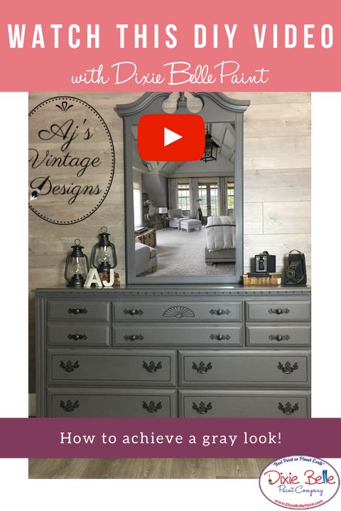 How To Achieve A Gray Wash Look! | Gray Painted Furniture, Distressed ... pertaining to