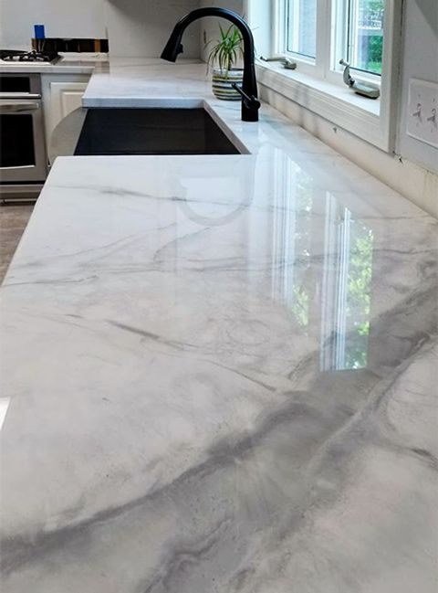 How To Create Faux Marble Countertops in