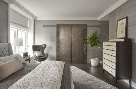 How To Decorate A Master Bedroom With Gray Walls | Psoriasisguru.com with regard to Designing a Serene Bedroom with the Blue Gray Dresser