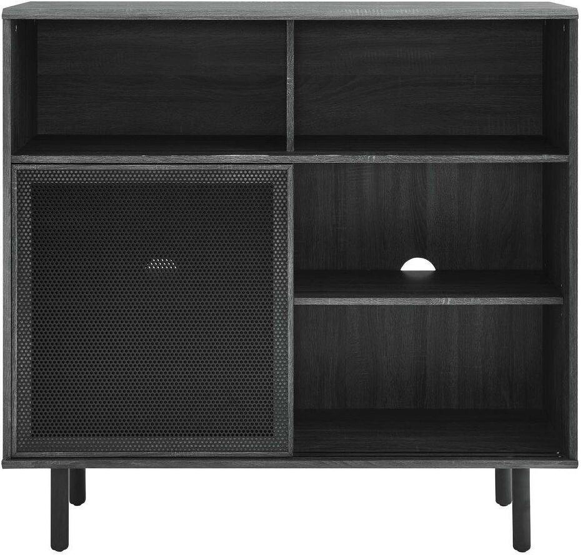 Kurtis 47 Inch Display Cabinet In Charcoal By Modway | 1Stopbedrooms inside The Perfect Fit The Kurtis 47&quot; TV Stand Charcoal Explained
