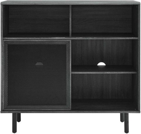Kurtis 47 Inch Display Cabinet In Charcoal By Modway | 1Stopbedrooms inside The Perfect Fit The Kurtis 47" TV Stand Charcoal Explained
