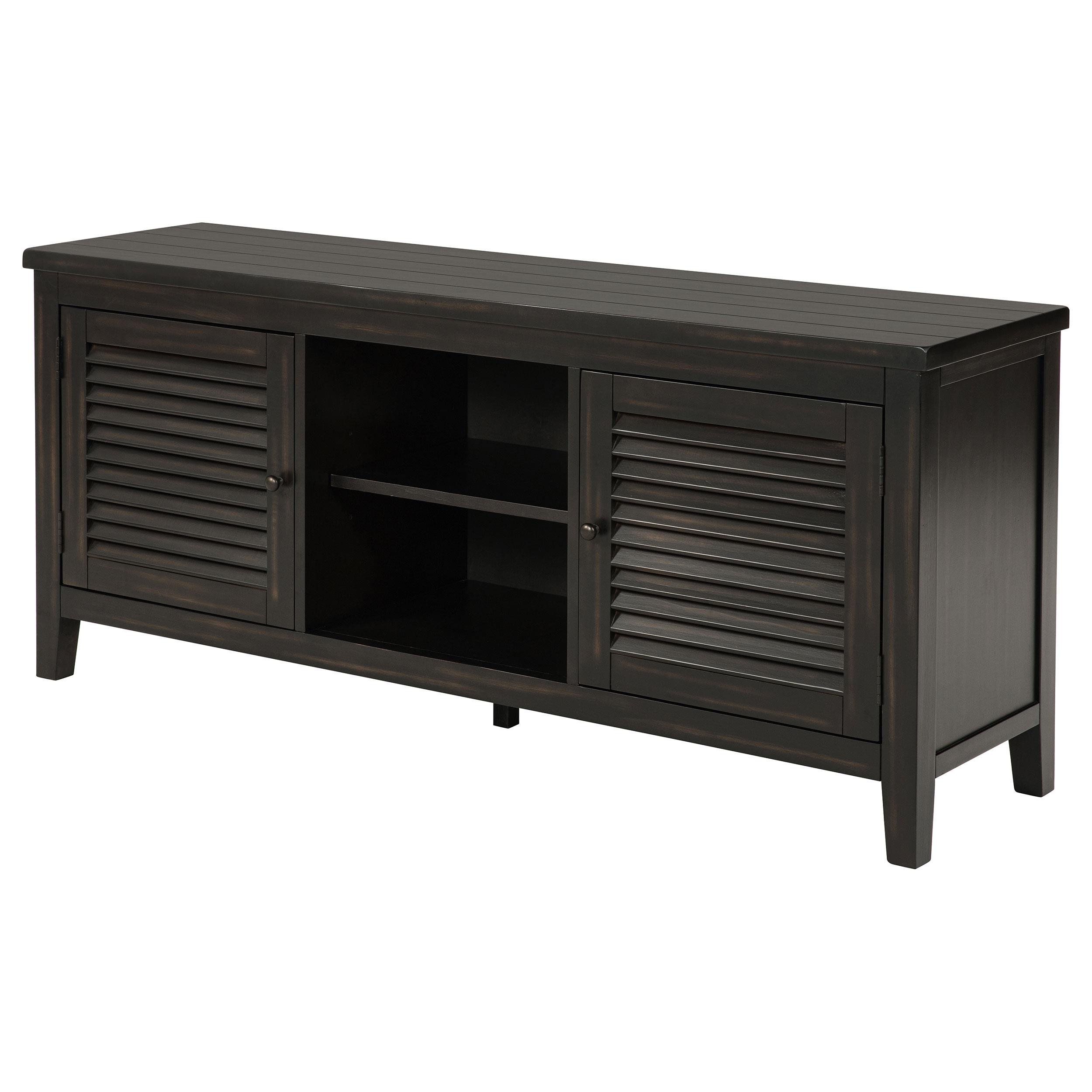 Lark Manor™ Heritage Design - Generoso 2-Door 60-Inch Tv Stand Console ... pertaining to The Durability and Design of the Payne 60&quot; Distressed Java TV Stand