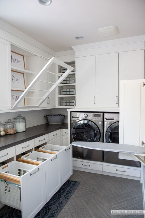 Laundry Room Organization - The Sunny Side Up Blog for