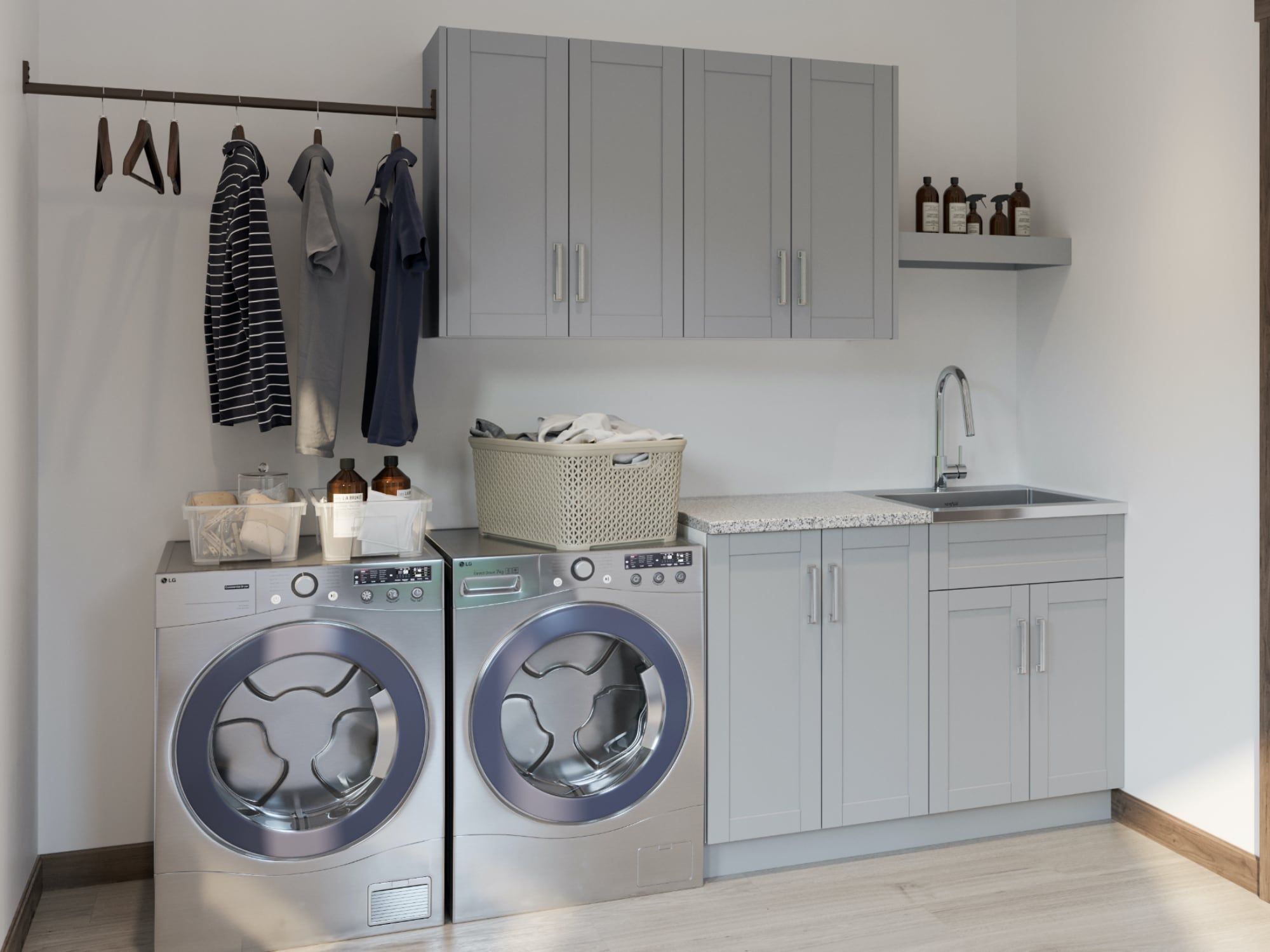 Lowes Laundry Sink Cabinets | Cabinets Matttroy for A Bright New Laundry Room For Lowe’s-Houzz Sweepstakes Winners