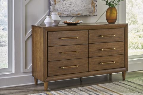 Lyncott Brown 6-Drawer Dresser - Georgia Furniture Mart intended for The Enduring Appeal of the Newton Brown 6-Drawer Dresser in Modern Homes