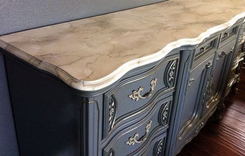 Marble Dresser, Home Diy, Home Decor for Your Guide to Creating a Maranello Gray Wash Faux Marble Dresser