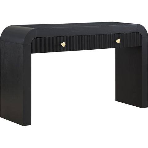Meridian Furniture Artisto Black Console Table - Walmart.com regarding