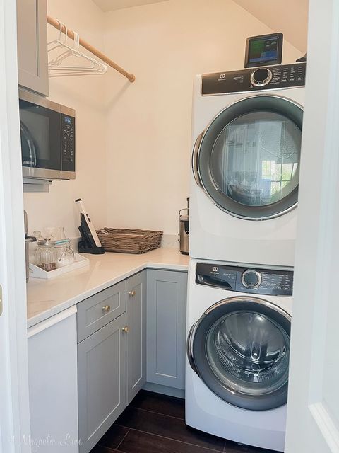 Our New Laundry Room In 2024 | Custom Laundry Room, Laundry Room Design ... for A Bright New Laundry Room For Lowe’s-Houzz Sweepstakes Winners