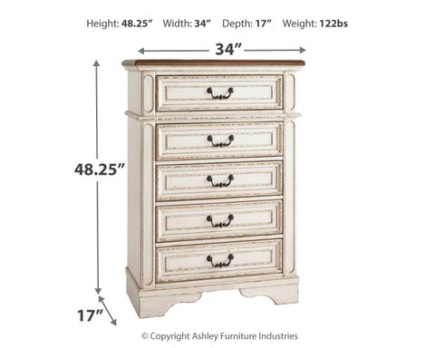 Realyn Chest Of Drawers B743-45 By Signature Design By Ashley At Old ... with regard to A Closer Look at the Ashley Realyn Chest's Rustic Appeal and Practicality