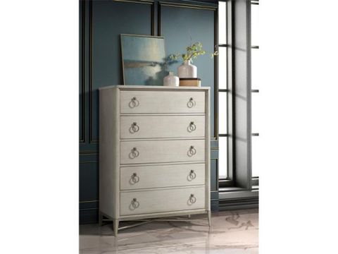 Riverside Five Drawer Chest Furniture Bedroom Chests &Amp; Dressers throughout Mastering Bedroom Organization A Deep Dive into Five-Drawer Chests