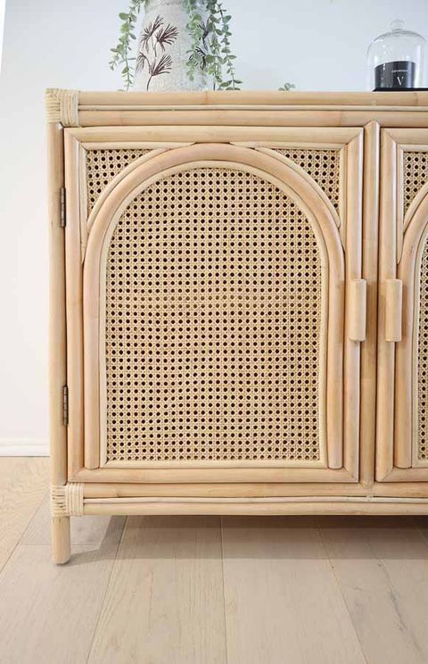 Siena Natural Rattan Buffet - Buy Now | Haus Of Rattan throughout