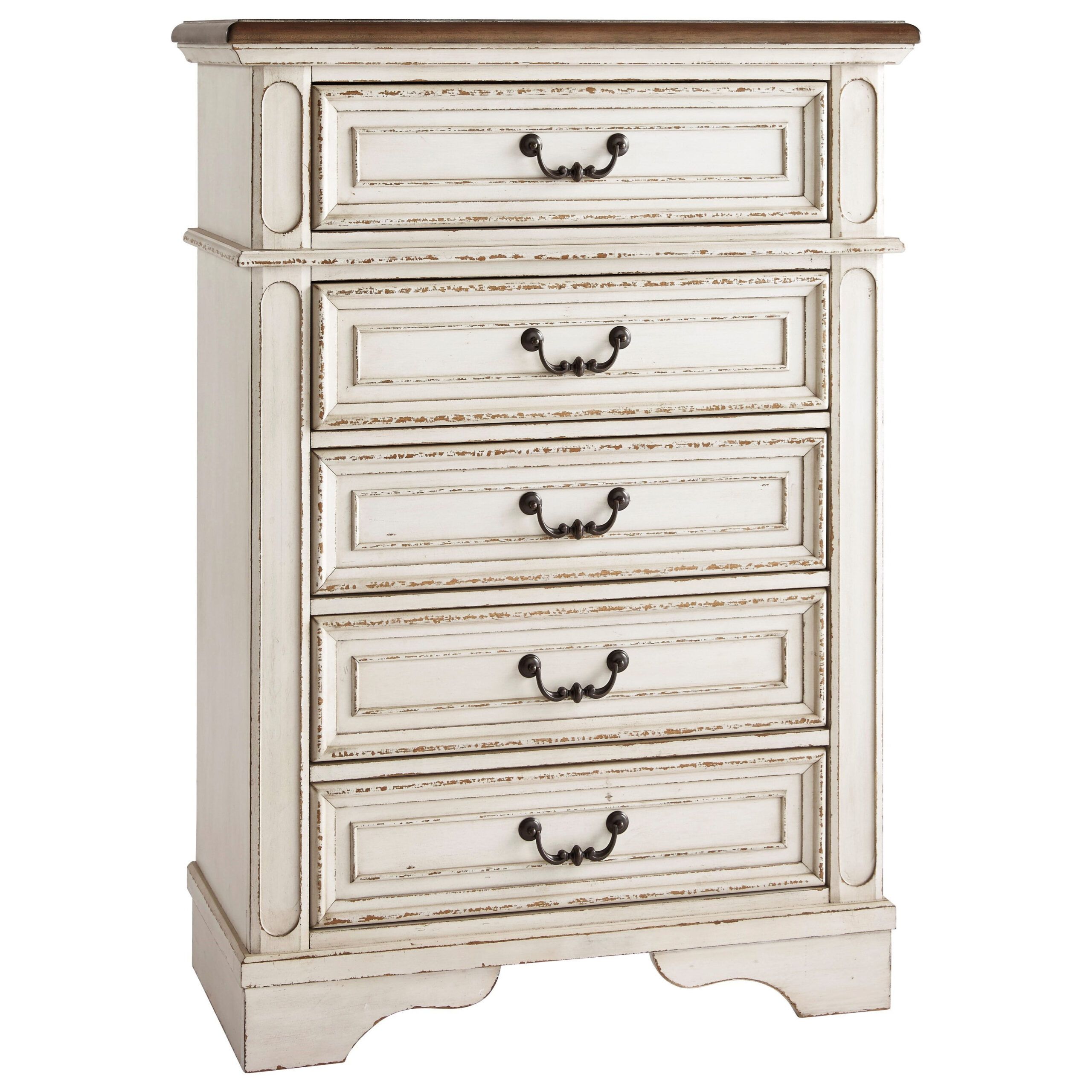 A Closer Look at the Ashley Realyn Chest’s Rustic Appeal and Practicality