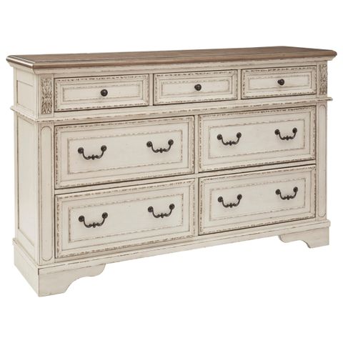 Signature Design By Ashley Realyn Two-Tone 7-Drawer Dresser | Royal ... throughout