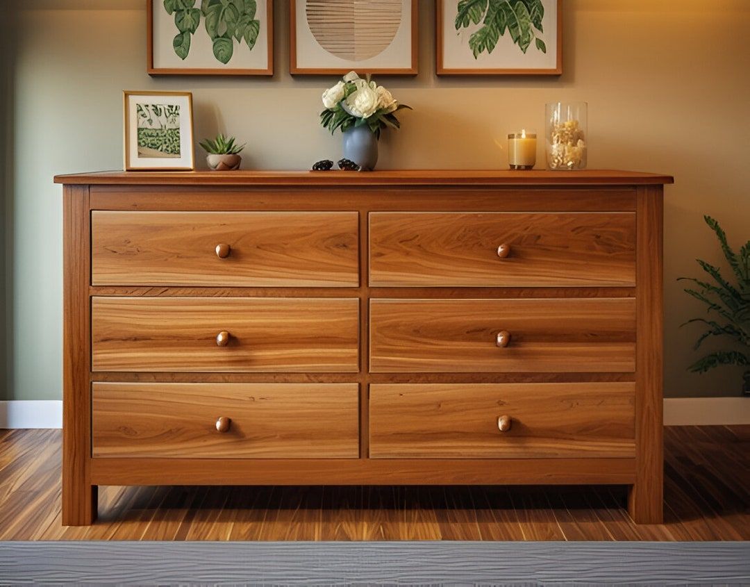 Six Drawers Dresser Build Plan, Multipurpose Cabinet Build Plan ... pertaining to The Craftsmanship Behind the 439-BR31 6-Drawer Dresser