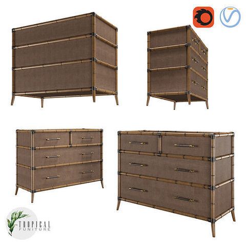 Tropical - Bermuda Sands Chest 3D Model | Cgtrader for