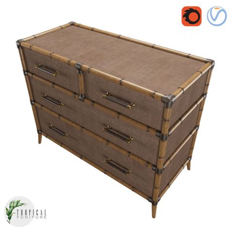 Tropical - Bermuda Sands Chest 3D Model | Cgtrader with