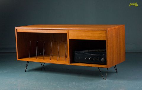 Vintage Teak G Plan 1970S Record Tv Media Cabinet Stand Unit | Vinterior intended for Bringing Warmth and Style Home with a Rectangular Teak TV Unit