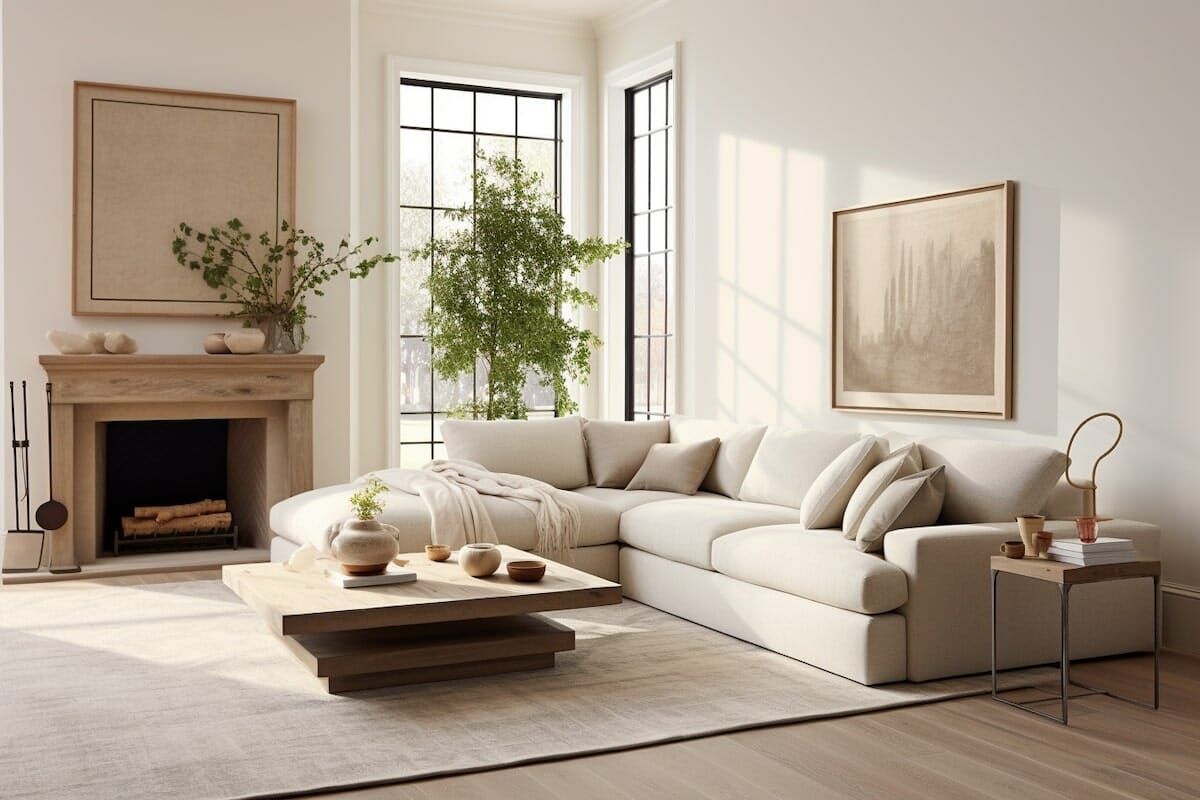 Warm Living Room Design inside Bringing Warmth and Style Home with a Rectangular Teak TV Unit