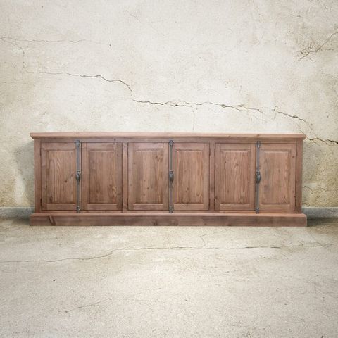 Wellington 6 Door Console W/Cremone Bolt Hardware pertaining to