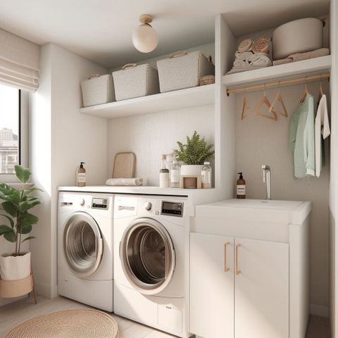 15 Space-Saving Small Laundry Room Ideas For Your Tiny Space with regard to