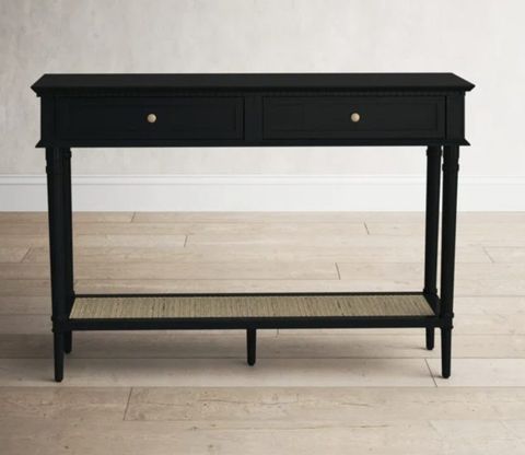 25 Best Black Console Tables To Spruce Up Your Space - Happily Inspired with regard to