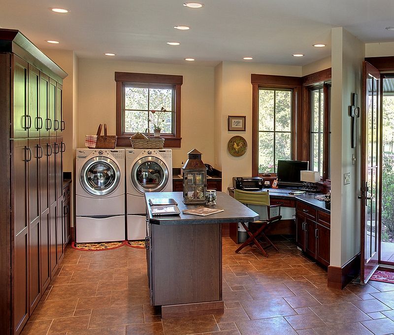 25 Space-Saving Multipurpose Laundry Rooms! pertaining to Designing a Multipurpose Laundry Room That Works Smarter Not Harder