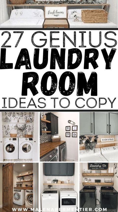 27 Laundry Room Ideas That Look Amazing (And Are Insanely Organized ... inside Elevate Your Laundry Room 10 Perfectly Organized Ideas