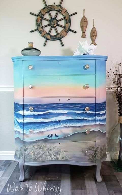 32 Diy Dresser &Amp; Chest Makeover Ideas Coastal, Beach &Amp; Nautical Style ... with regard to