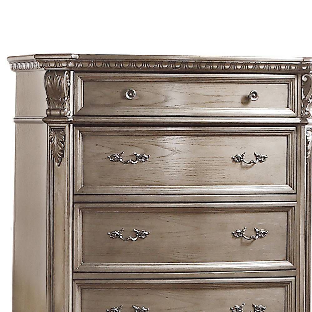 42&quot; Northville Chest Antique Silver – Acme Furniture ... throughout
