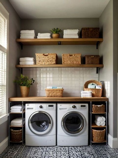 44 Best Inspiring Laundry Room Layout Ideas | Laundry Room Makeover ... inside Step Inside the 10 Most Inspiring Laundry Rooms of the Year