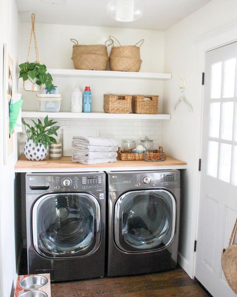 44 Smart Small Laundry Room Ideas To Elevate Your Space - Addicted To ... pertaining to
