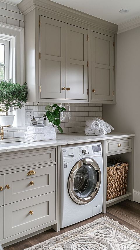 44 Stunning Laundry Room Ideas To Inspire You In 2024 | Stylish Laundry ... with regard to Discover These 7 Beautiful Laundry Room Designs This Week