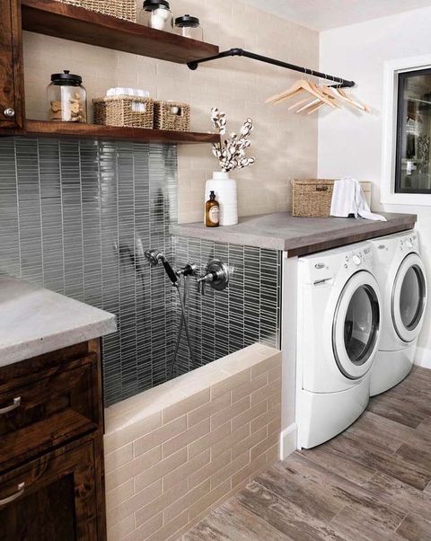 45 Functional And Stylish Laundry Room Design Ideas To Inspire ... inside