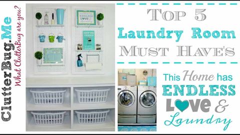 5 Laundry Room Must Haves - Clutterbug regarding