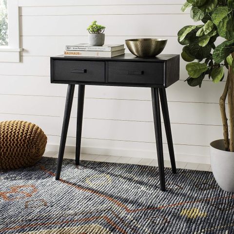 51 Black Console Tables To Style Any Space throughout