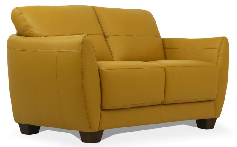 54945 Valeria Mustard Leather Sofa Set | Acme | Free Delivery inside How Mustard Leather Sofa 54945 Adds Warmth to Your Living Space