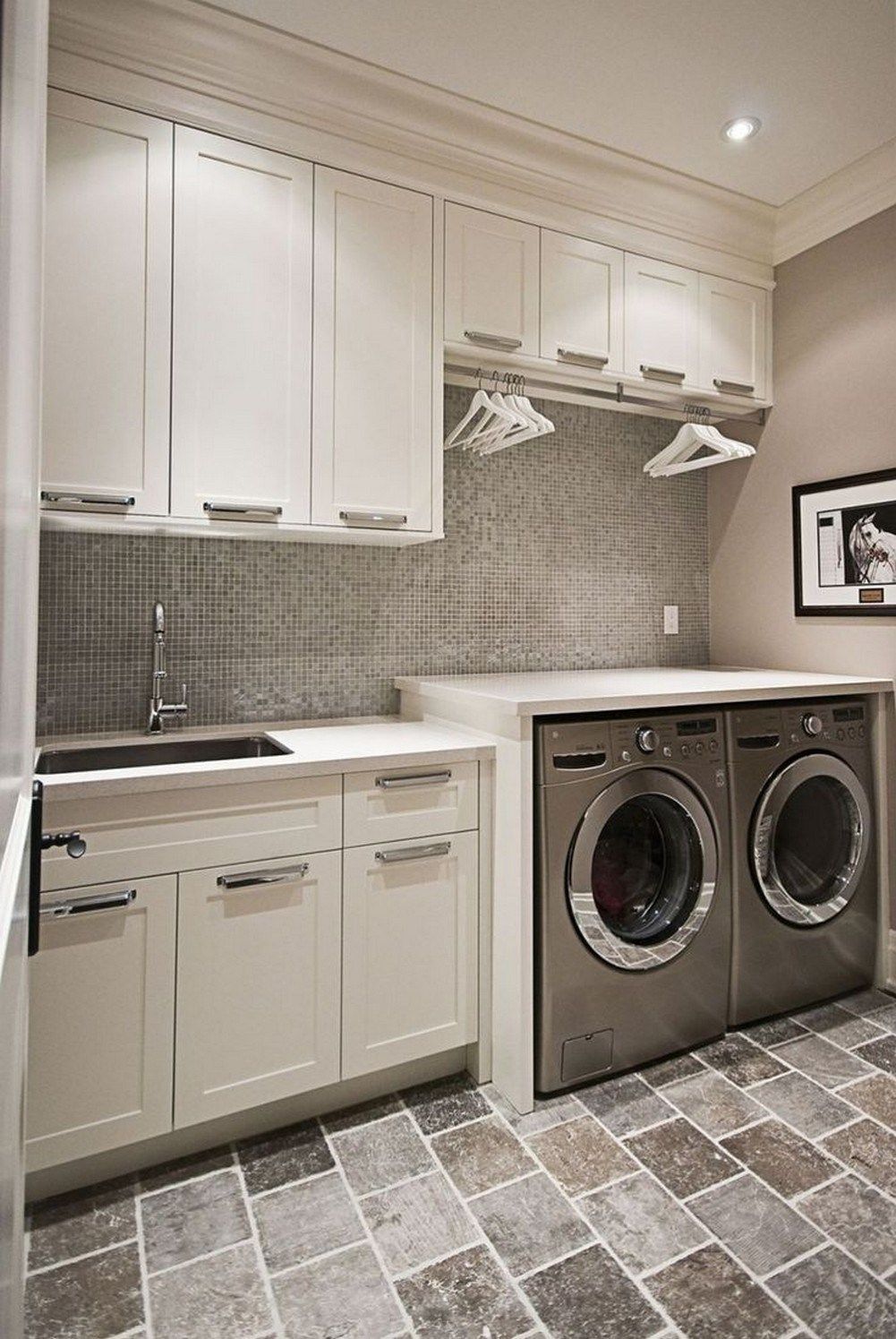 56 Amazing Laundry Room Decorating Ideas To Inspire You 27 &amp;Gt; Fieltro ... inside Discover Your Dream Laundry Room Four Inspiring Storage and Style Solutions