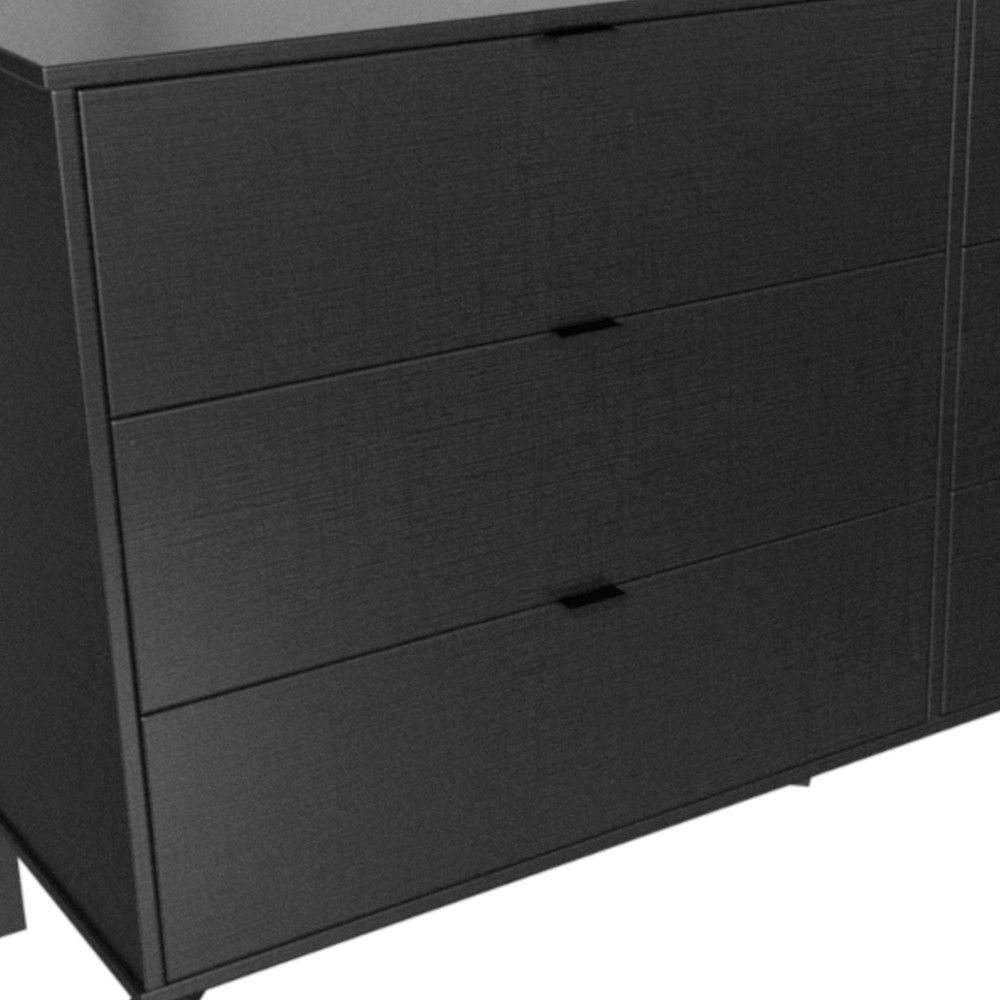 Exploring the Versatility of the 59″ Black Charcoal Six Drawer Double Dresser