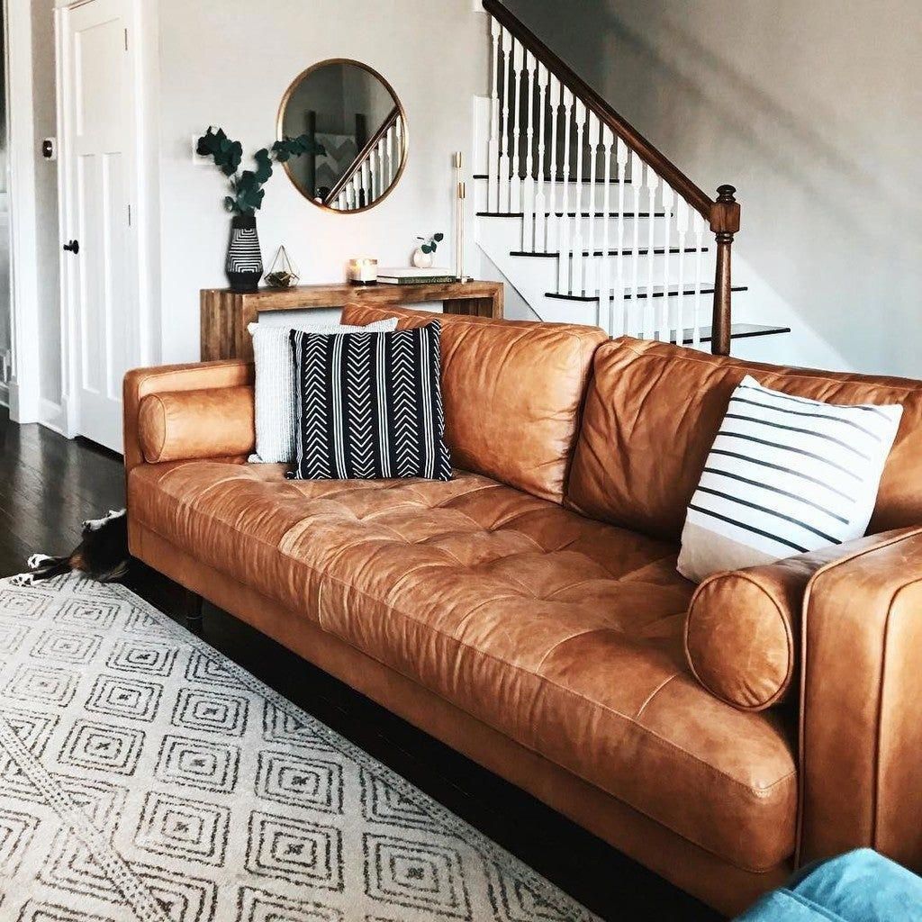 Why the Poly and Bark Cadiz Sofa in Saddle Tan is a Timeless Choice for Your Living Room