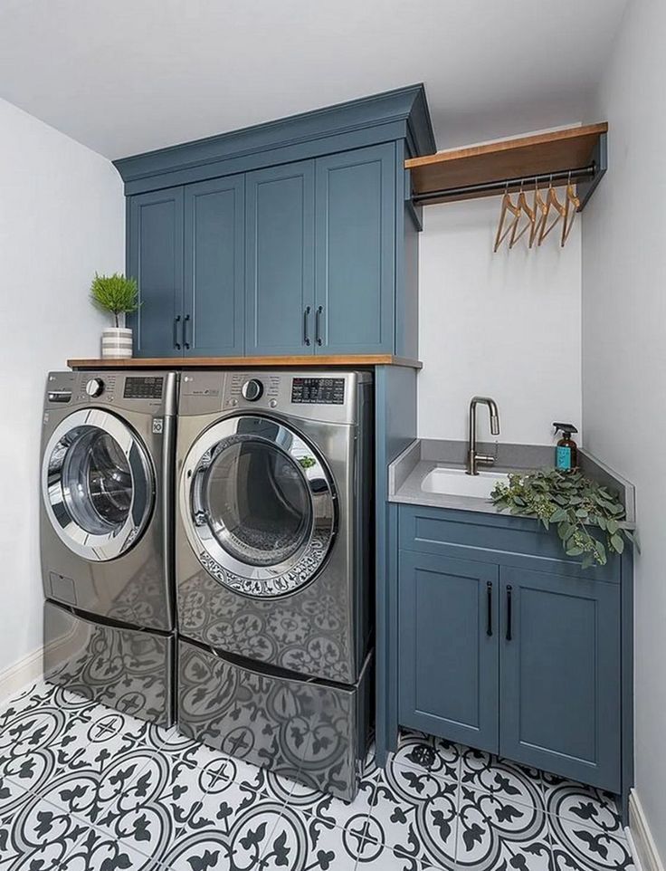 7 Modern Laundry Room Decoration Ideas To Look More Attractive In 2020 ... pertaining to