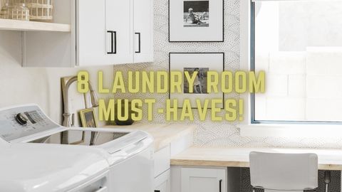 8 Laundry Room Must-Haves - Sean Besso Realty within