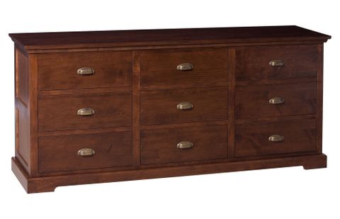 9 Drawer Solid Wood Dresser within The Art of Decluttering Embracing the Archivist 9-Drawer Dresser