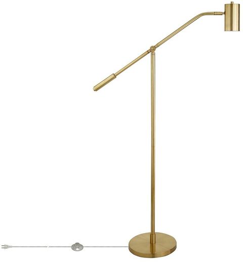 Abraham + Ivy Willis Brass Pharmacy Floor Lamp With Boom Arm - Shopstyle with regard to