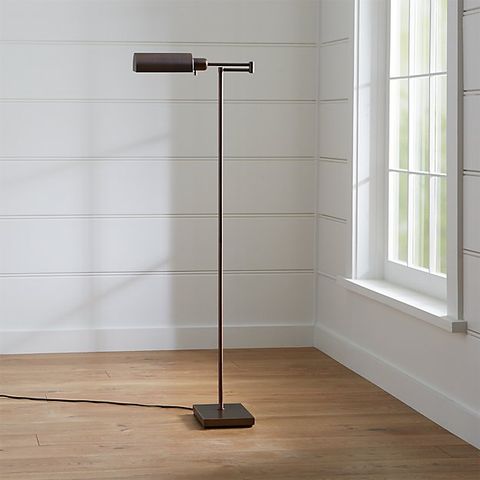 Adams Bronze Pharmacy Floor Lamp | Crate And Barrel pertaining to